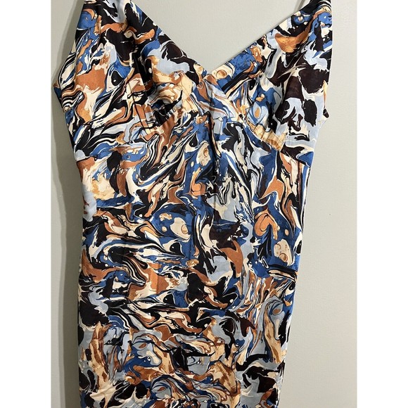 NWT  Abercrombie & Fitch V Neck Midi Dress Size Large - Picture 7 of 11